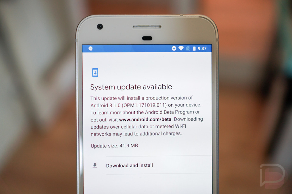 Android Pixel 1 Update