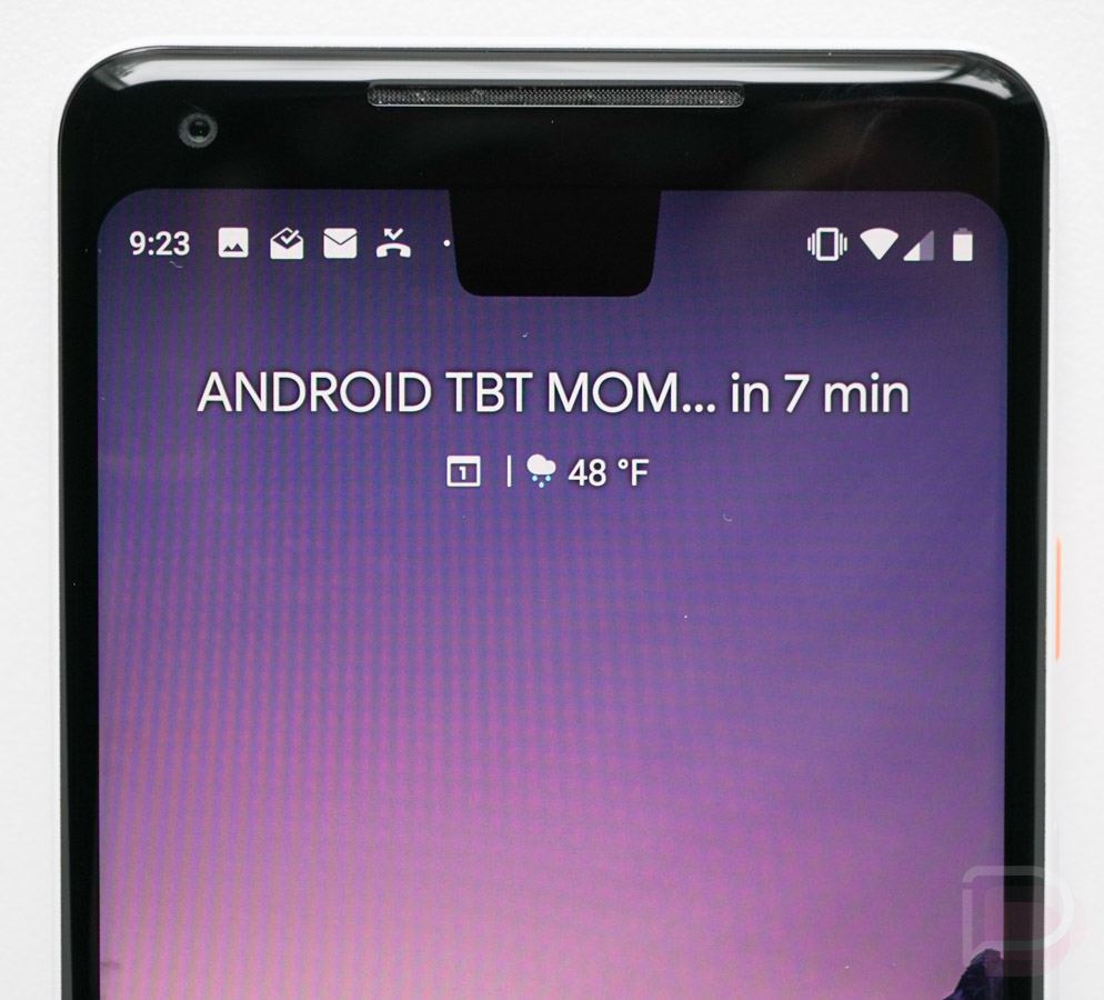 android p notifications notch 2