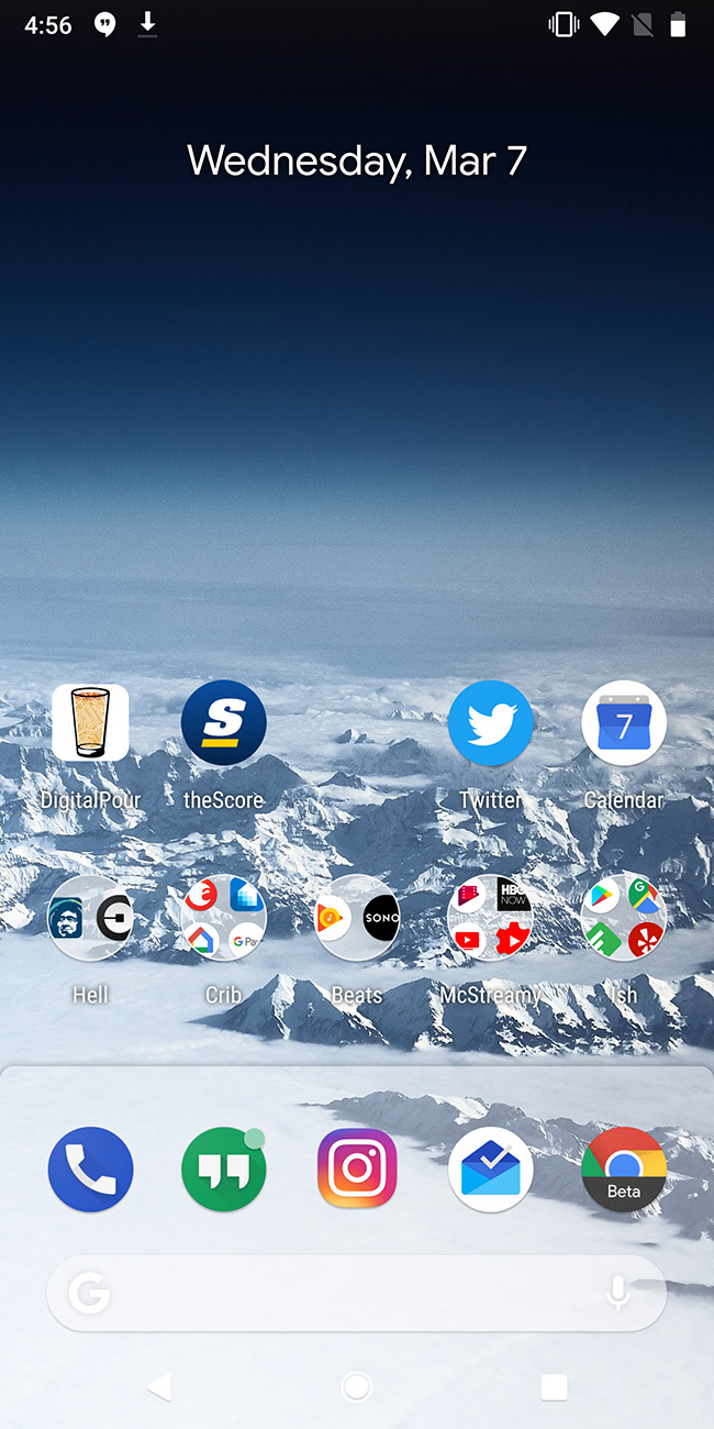 android p pixel launcher2