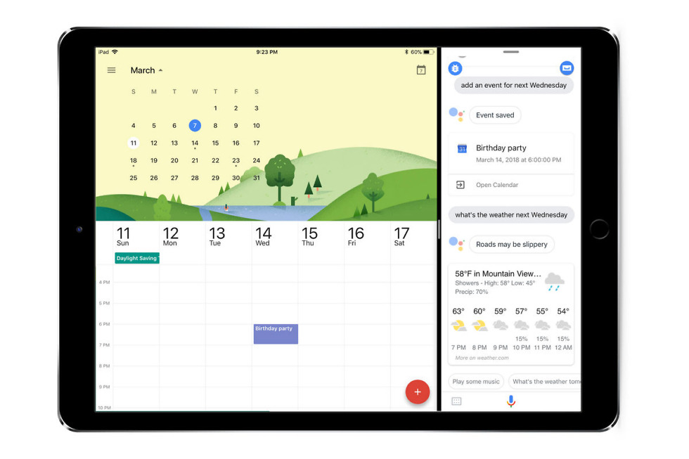 Google Assistant for iPad
