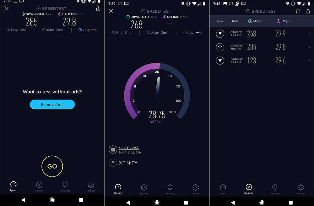 ookla speed test online