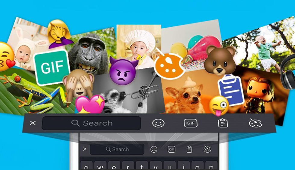 swiftkey update stickers toolbar