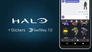 SwiftKey Adds Exclusive Halo Stickers for Android