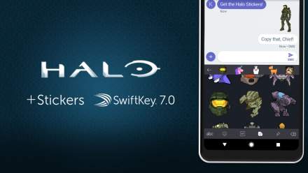 SwiftKey Adds Exclusive Halo Stickers for Android