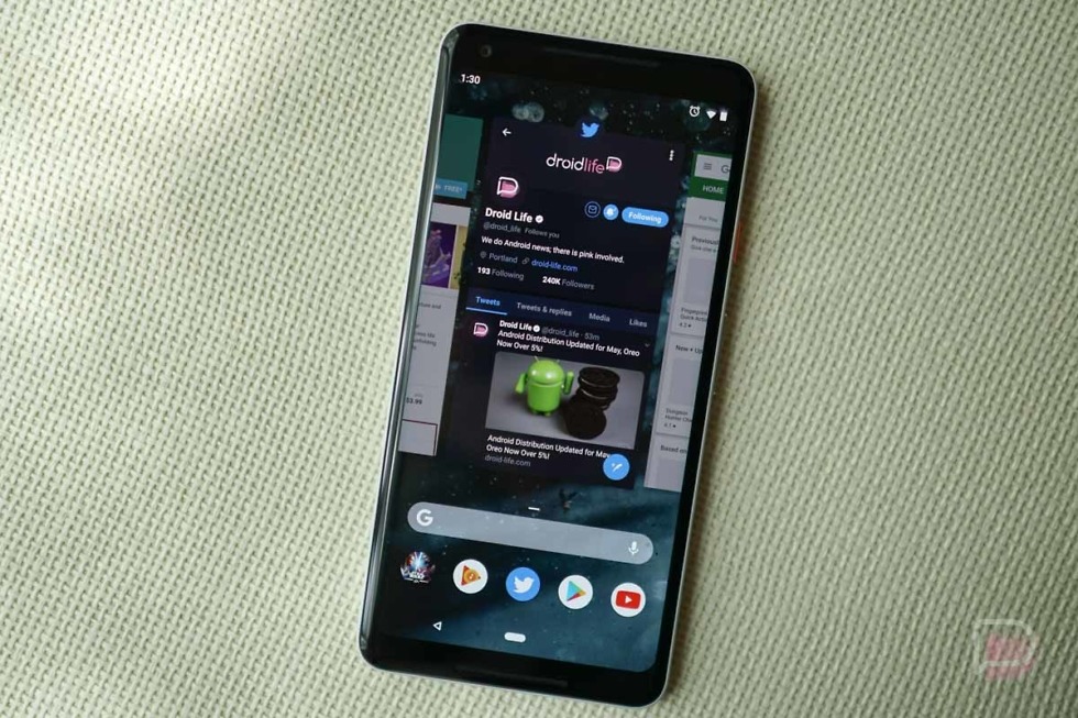 android p gestures