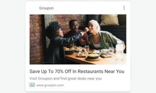 Great: Ads Showing Up in the Google Feed