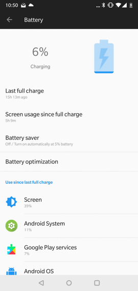 oneplus 6 battery life
