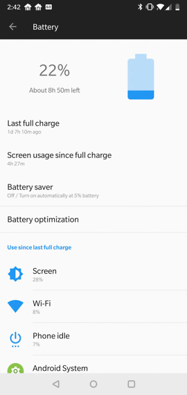 oneplus 6 battery life