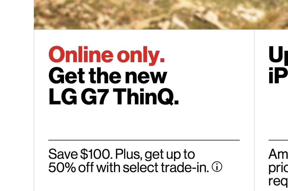 g7 verizon online only