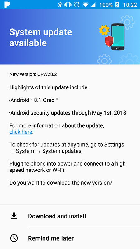 moto x4 android 8.1 update