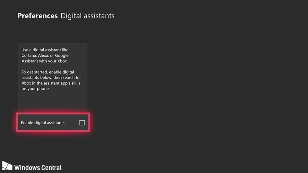 xbox one digital assistants