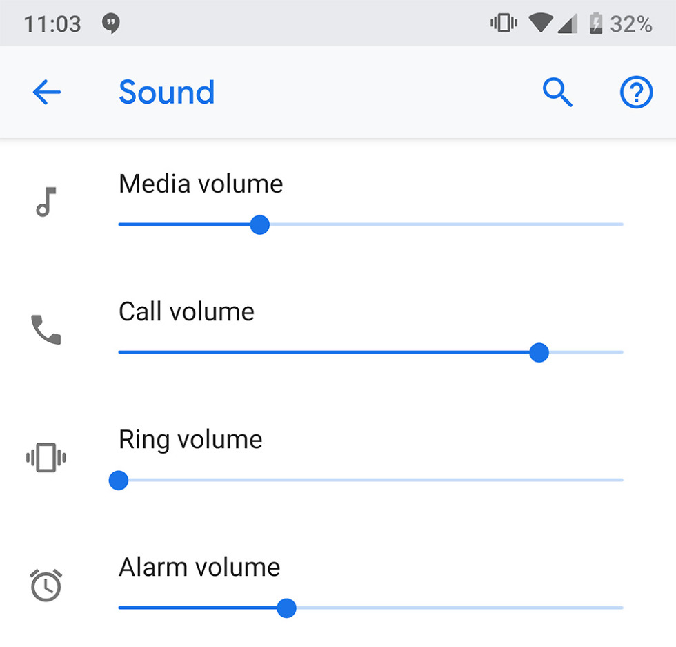 android p dp4 call control