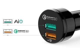 DEAL: This Aukey 2-Port Quick Charge 3.0 Car Charger is Just $8.49 Right Now