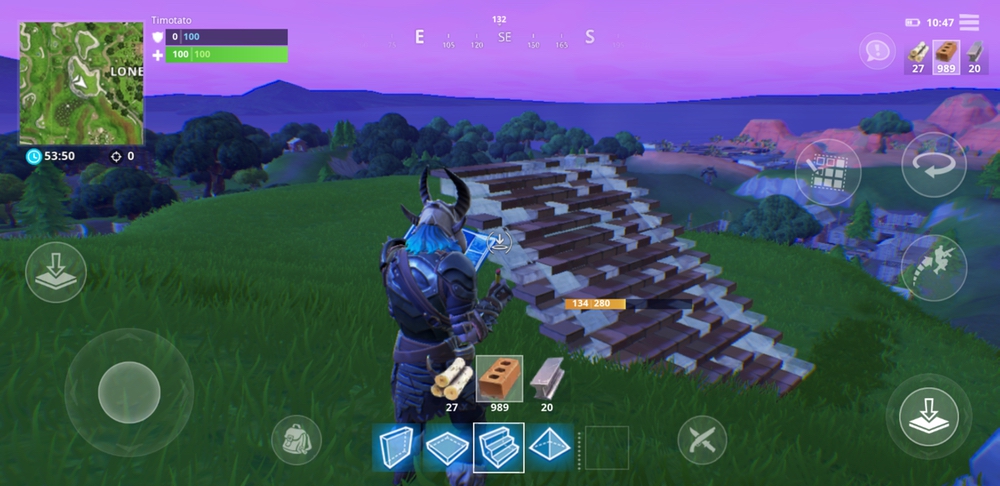 Fortnite On Android Frustrating Controls But Still Promising - while building is difficult and basically changes how fortnite is played when on mobile i wasn t doing so hot in combat either again this is me trying to