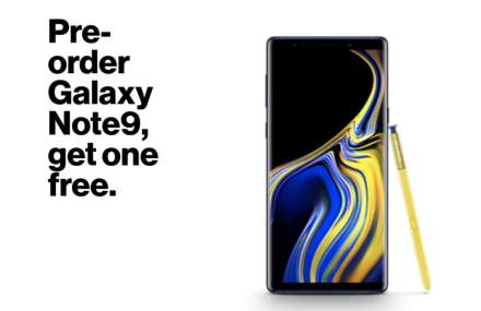 Verizon Will Host a Galaxy Note 9 BOGO Deal When Pre-Orders Open