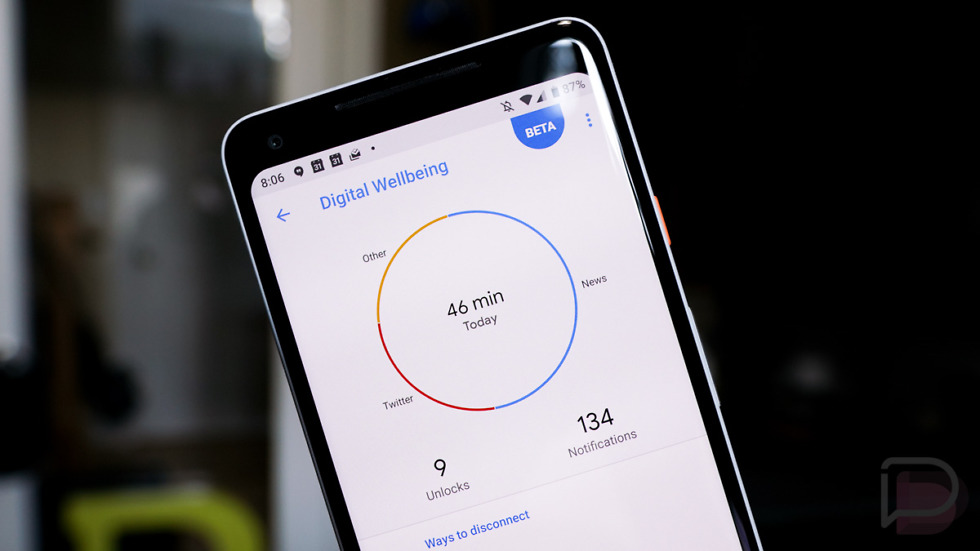 Google's Digital Wellbeing Exits Beta, Available to Pixel and Android