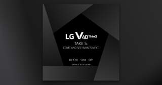 LG V40 and Its 5 Cameras Arrive October 3