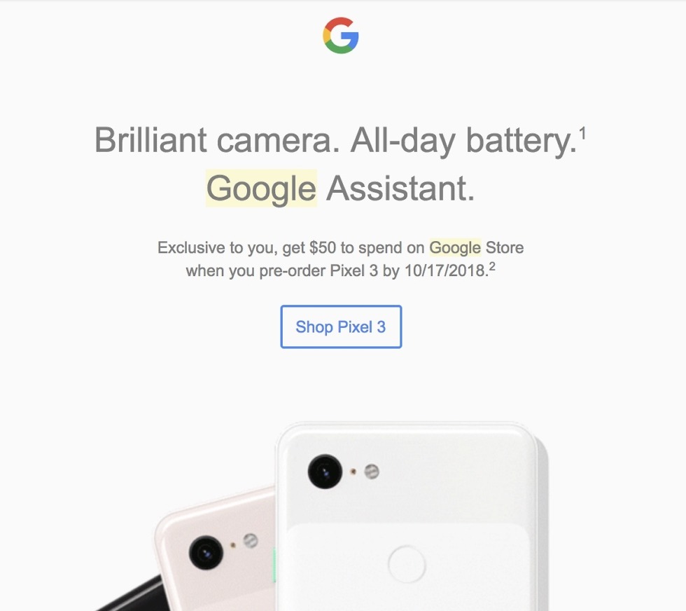 Pixel 3 50 Promo