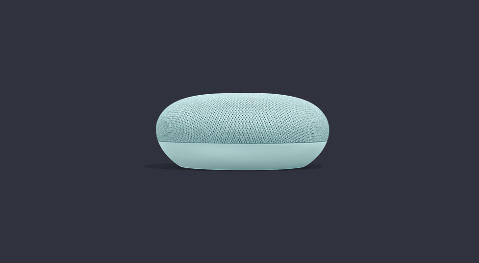 Google Home Mini Aqua