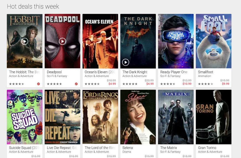 Google Play Hosting Solid 5 4k Movie Deal Right Now