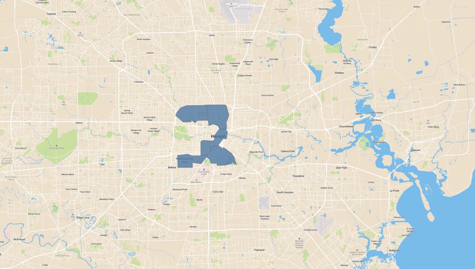 Houston Verizon 5G Home Map