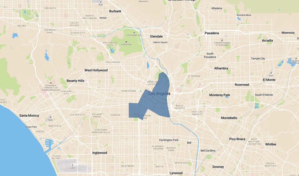 LA Verizon 5G Home Map