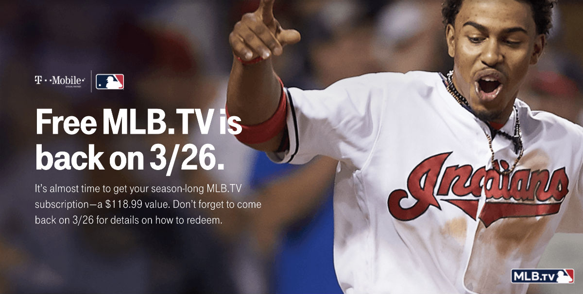 TMobile's Free MLB TV Offer is Now Live in TMobile Tuesdays App