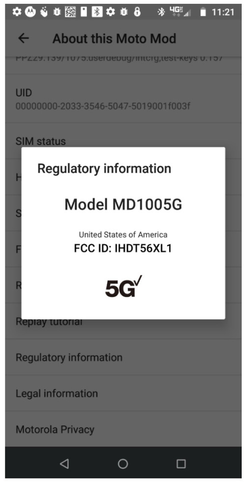 Motorola 5G Moto Mod