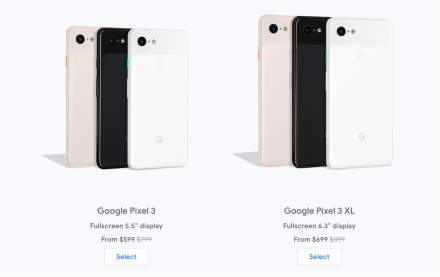 DEAL: Save $200 Instantly on a Pixel 3, 3 XL From Google (Starts at $599)