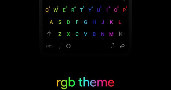 This RGB Theme for Chrooma Keyboard is Hot