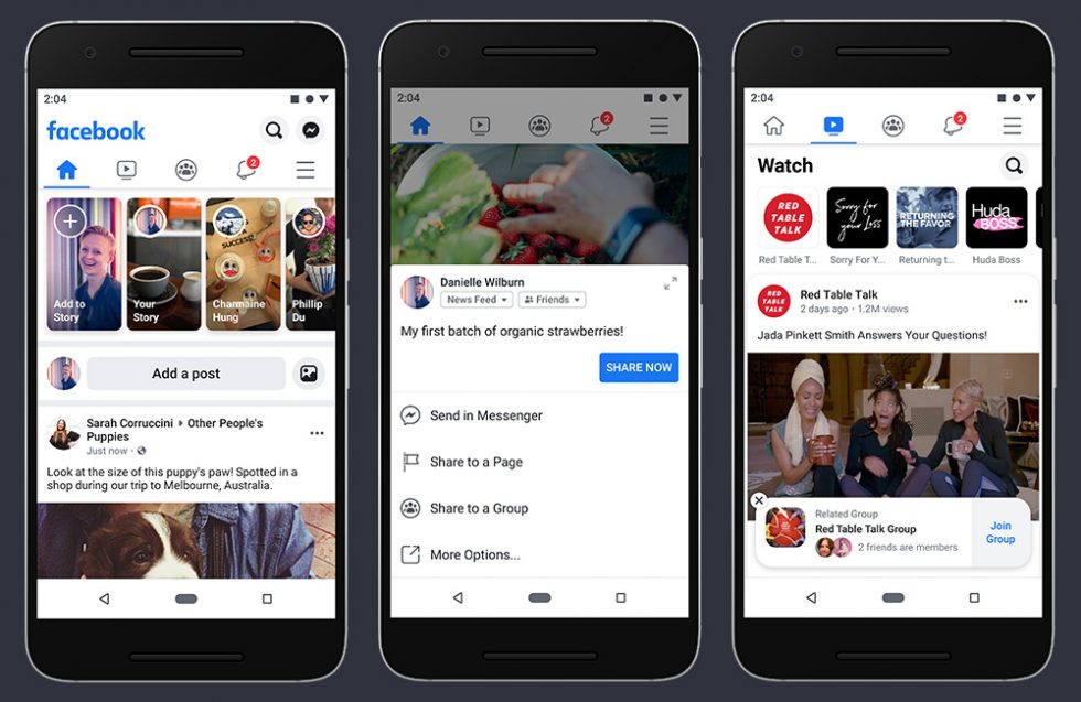Here&#39;s the New Facebook App With Its Big Focus on Groups