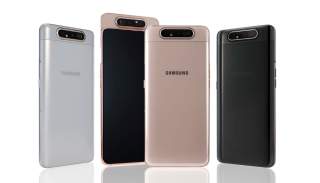 Samsung Galaxy A80 Trades Notches and Cutouts for Pop-Up Flippy Camera