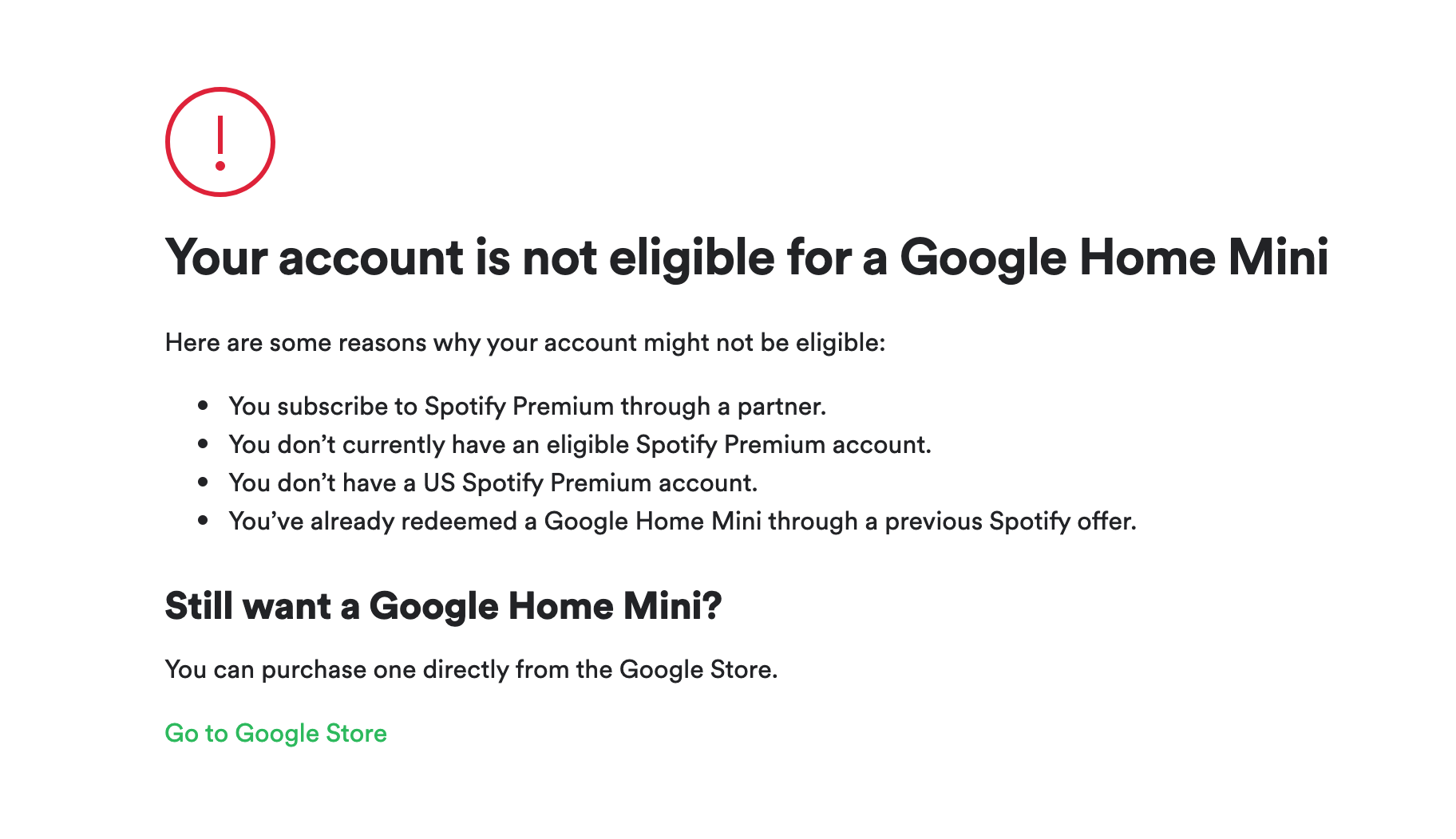 google home spotify promo