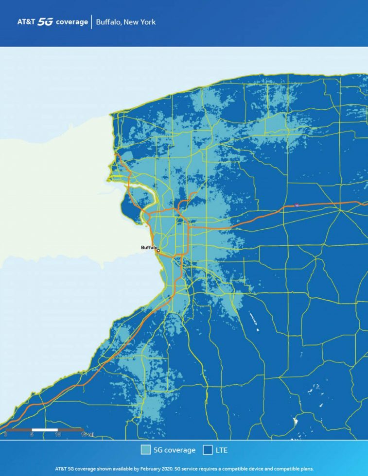 ATT Buffalo 5G Map