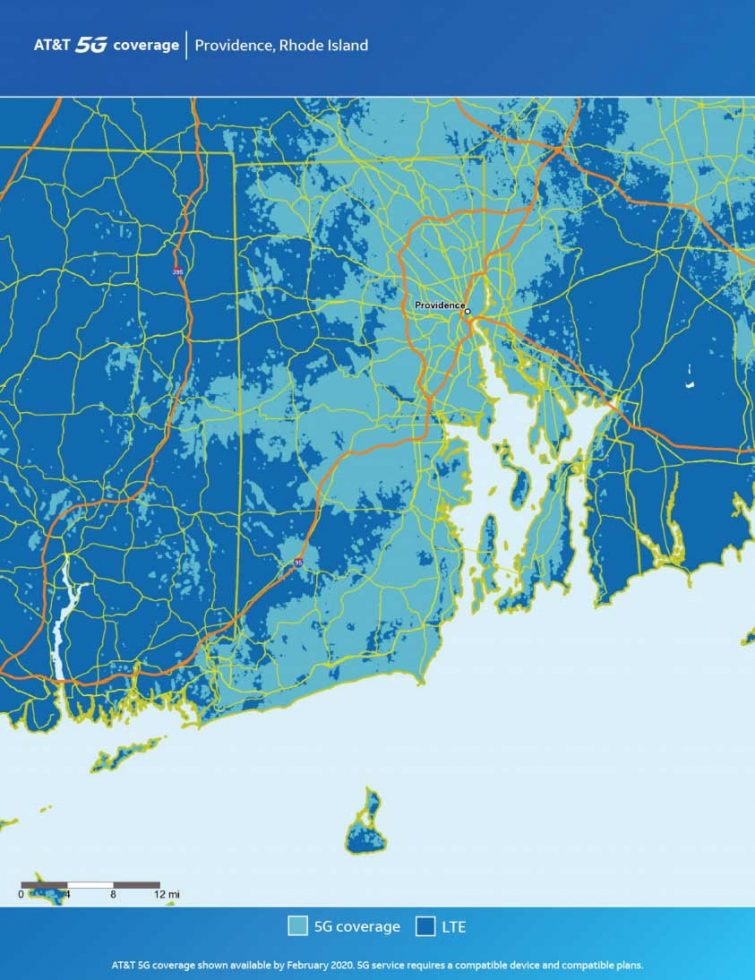 ATT Providence 5G Map