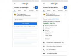 Google Search Package Tracking