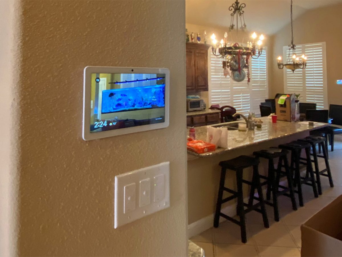 Guy Put a Google Nest Hub Max in His Wall