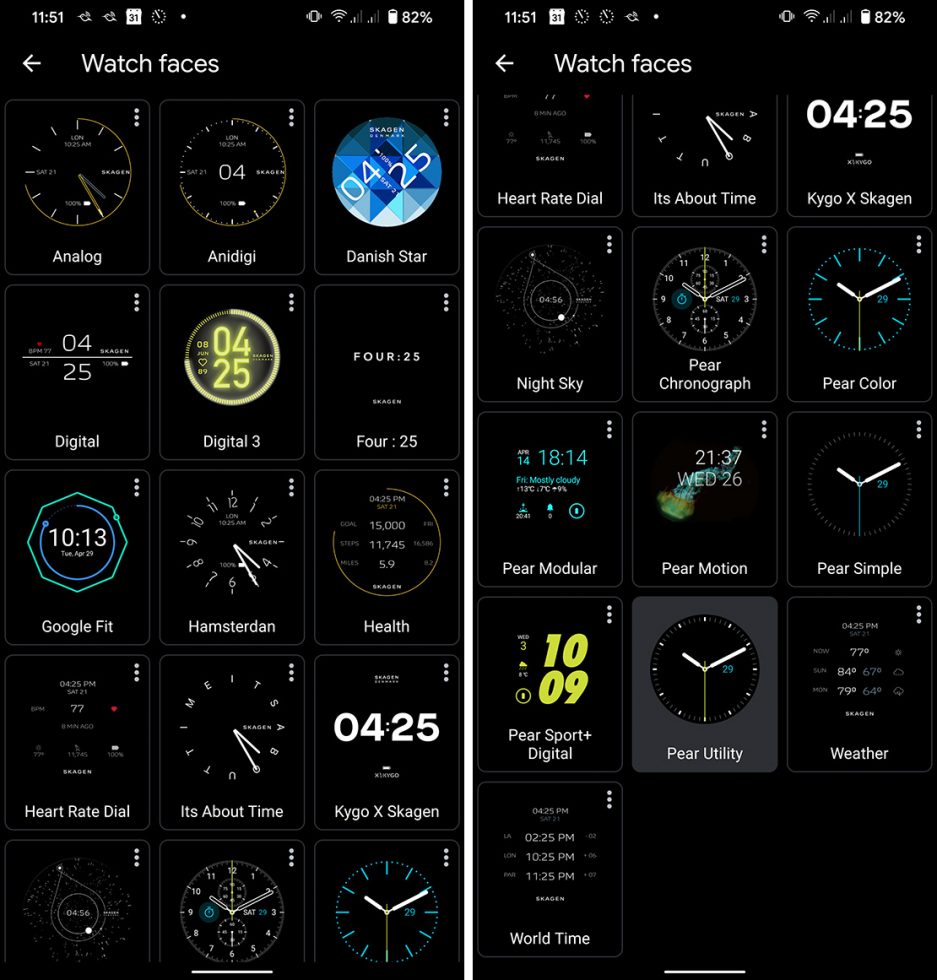 Falster 3 Watchfaces