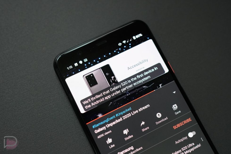Galaxy S20 the First to Get One of Google Pixel's Best New Features