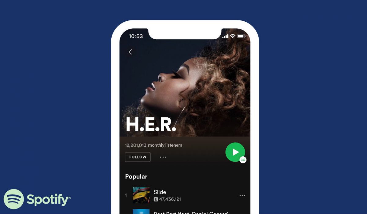 Don't be Alarmed if Your Spotify App Soon Looks a Bit Sexier