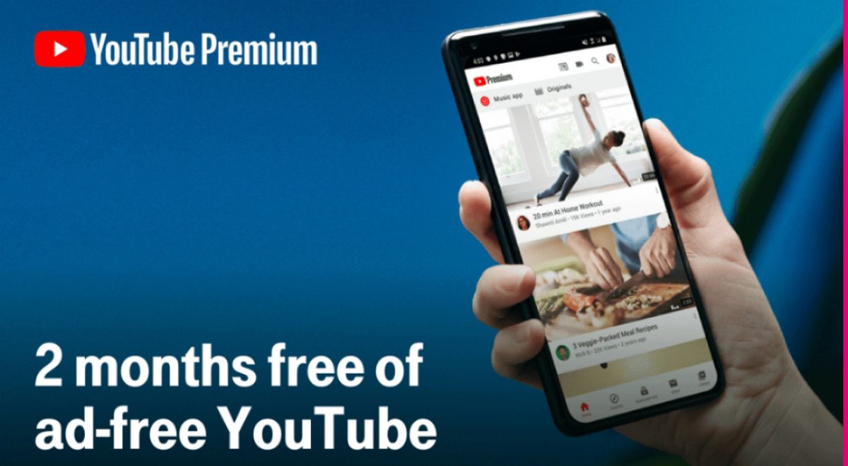 Free YouTube Premium From TMobile Now Available