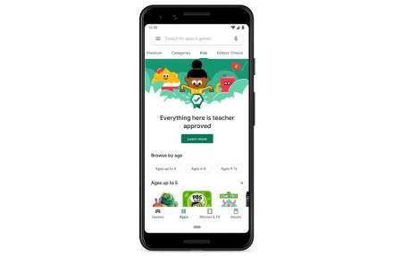 Google Play Gets a “Kids” Tab With Teacher Approved Content
