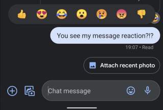 iMessage-Like Reactions Start Showing Up on Google’s Messages App