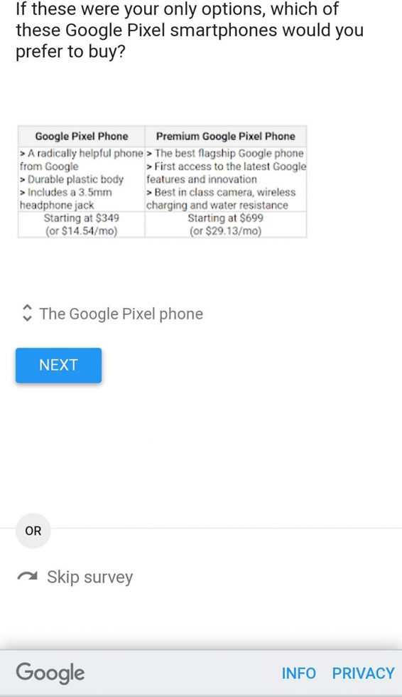 Pixel 4a Survey