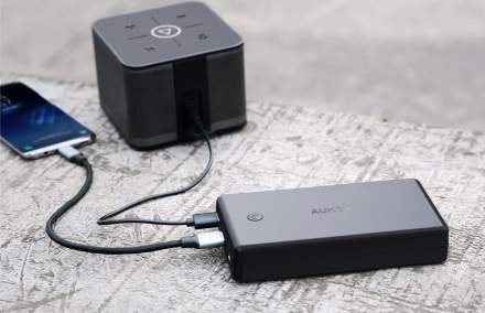 DEAL: AUKEY 30,000mAh USB-C Power Bank With Quick Charge 3.0 for $45 ($35 Off)