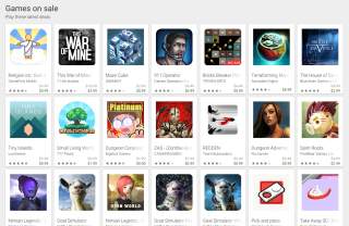Many, Many Popular Games on Sale in Google Play Right Now
