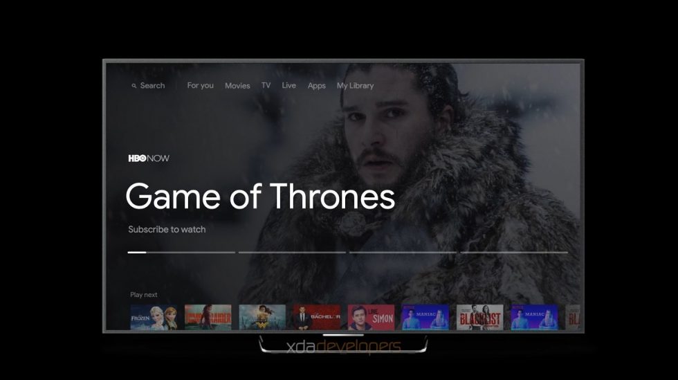 New Android TV UI