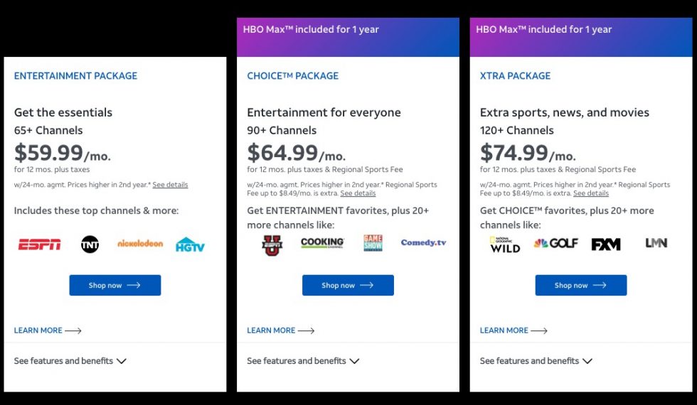 ATT TV Packages