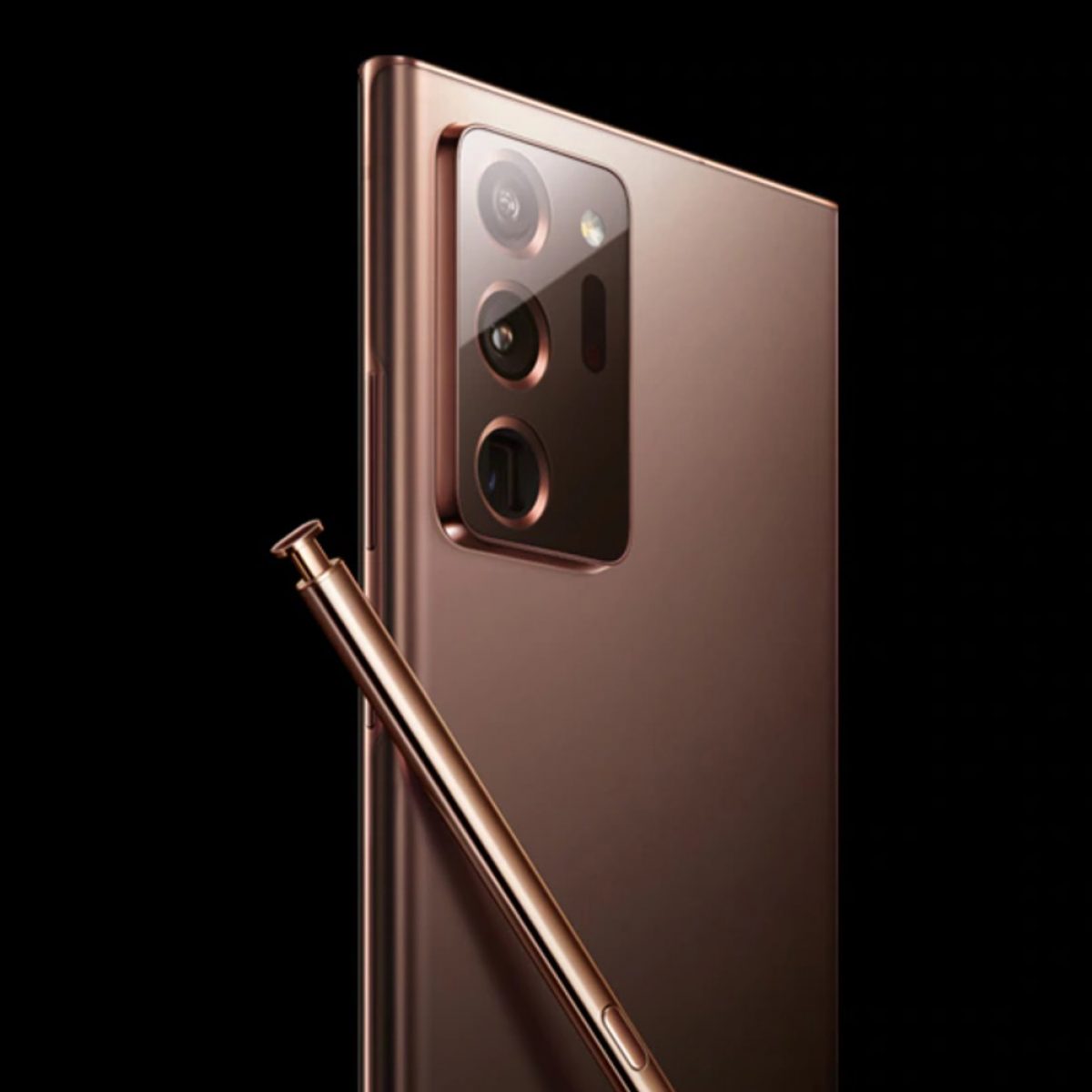 This is the Galaxy Note 20 Ultra in Mystic Bronze