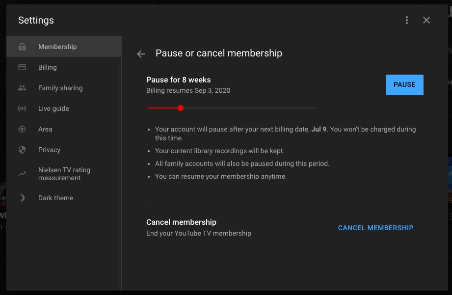 Membership youtube cancel How To